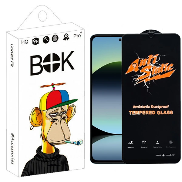 محافظ صفحه نمایش آنتی استاتیک بوک مدل Elvar مناسب برای گوشی موبایل شیائومی Redmi note 14s