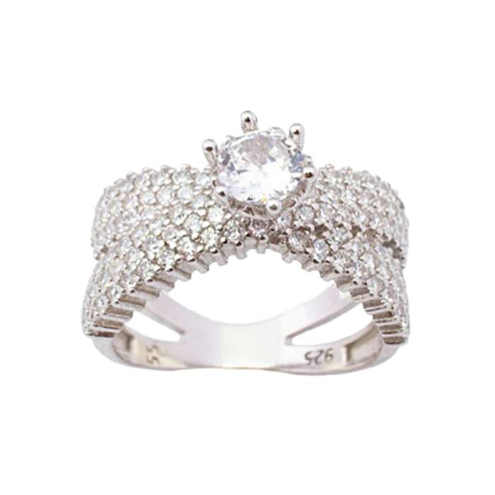 انگشتر نقره زنانه مدل AVN_R20