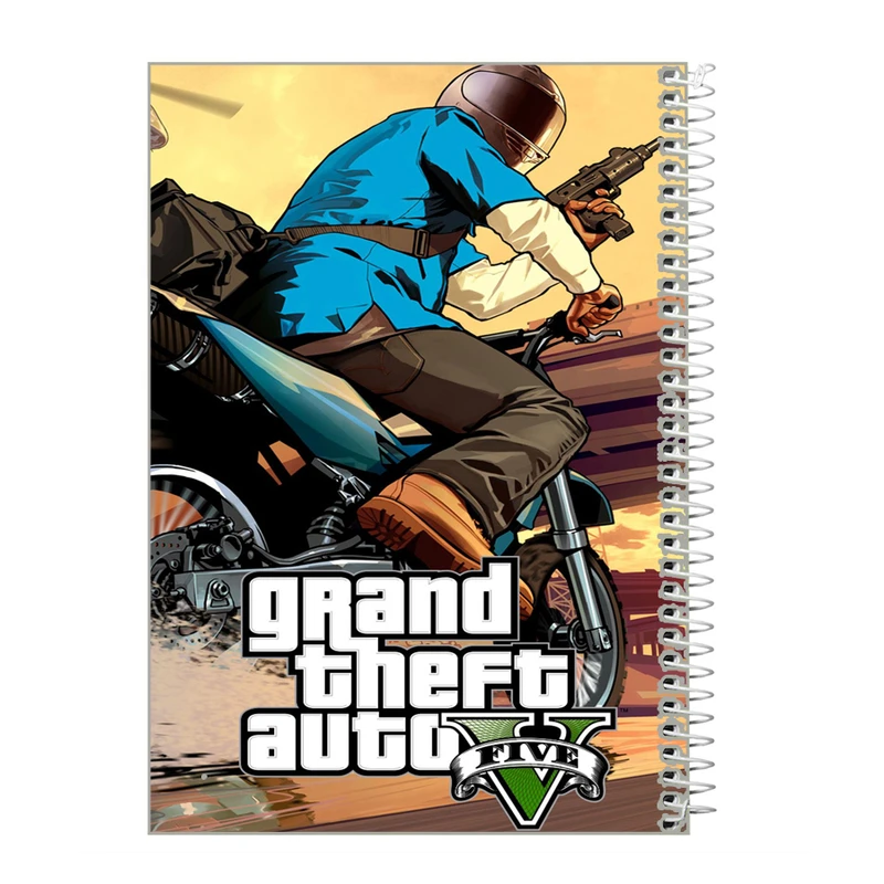 دفتر نقاشی 40 برگ طرح GTA کد tg2