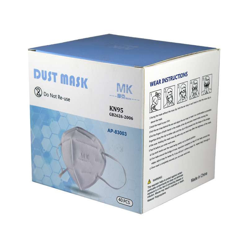 ماسک تنفسی مدل MK بسته 40 عددی