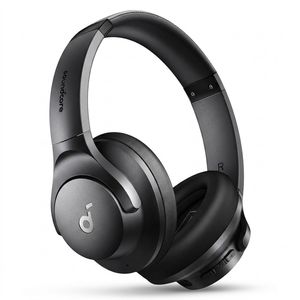 هدفون بلوتوثی انکر مدل Soundcore Q20i با نویز کنسلینگ فعال (ANC)، درگاه شارژ USB Type-C، دارای 2 میکروفون داخلی و 2 میکروفون خارجی، پشتیبانی از صدای Hi-Res از طریق کابل AUX