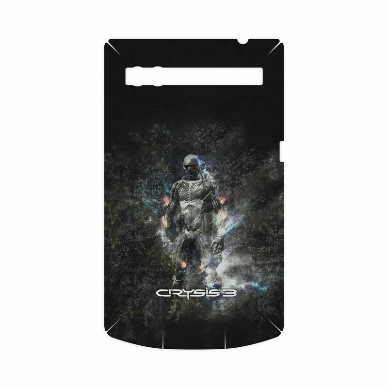 برچسب پوششی ماهوت مدل Crysis-FullSkin مناسب برای گوشی موبایل بلک بری P9983
