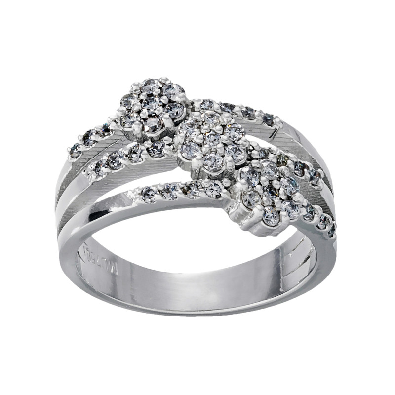 انگشتر طلا 18 عیار زنانه نیکان گلد مدل EA 333 سایز 56