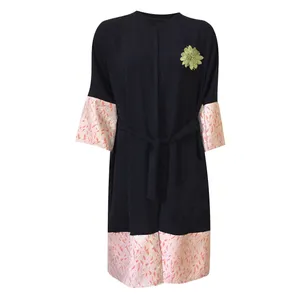 مانتو زنانه مدل نخی ابر و بادی tm-2899