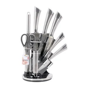 سرویس چاقو آشپزخانه 9 پارچه ام جی اس مدل 2230 MGS