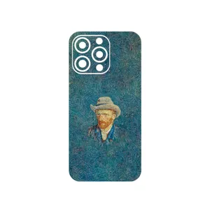 MAHOOT Self portrait with a gray felt hat Cover Sticker for Apple iphone 13 Pro