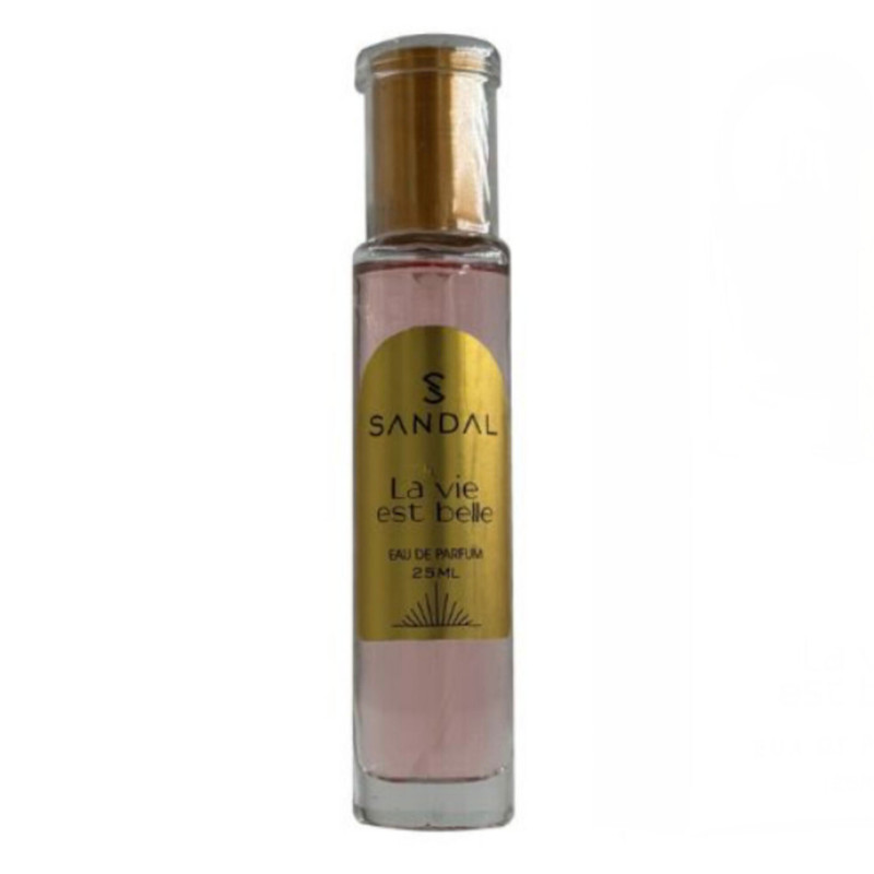 عطر جیبی زنانه صندل مدل لاویه بل لانکوم با رایحه شیرین حجم ۲۵ میلی لیتر