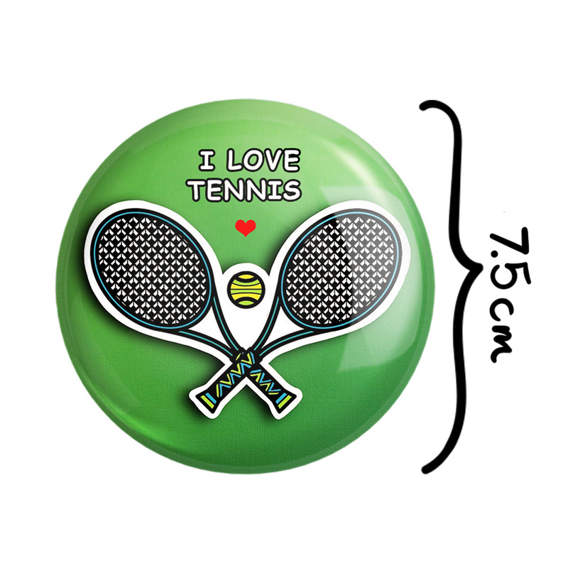 آینه جیبی خندالو مدل تنیس Tennis کد 14597 آینه جیبی خندالو مدل تنیس Tennis کد 14597