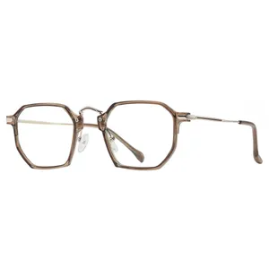 فریم عینک طبی چند ضلعی مدل TJ848C284-P81 مناسب برای انواع صورت