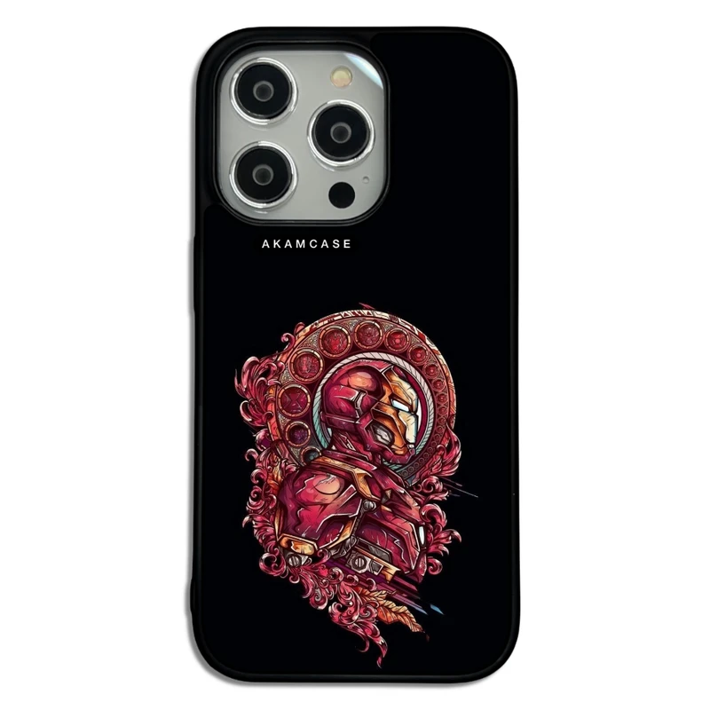کاور آکام مدل AMC-WA14PRO-IRON MAN8 مناسب برای گوشی موبایل اپل iPhone 14 Pro