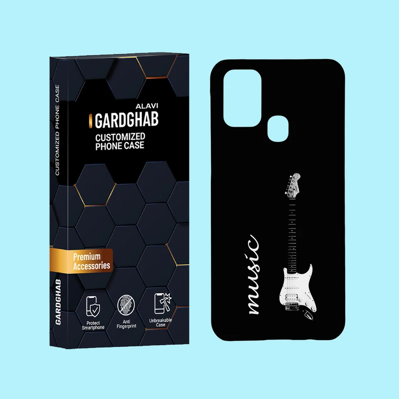 کاور گارد قاب علوی مدل ساز و موزیک مناسب برای گوشی موبایل سامسونگ Galaxy M31
