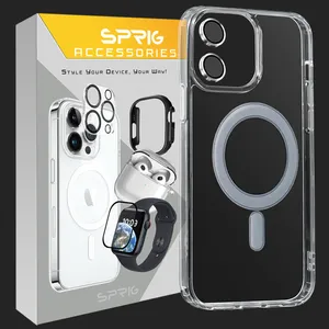 Sprig MG-safe-Ring Magsafe cover suitable for Apple Iphone 12 with lens protector