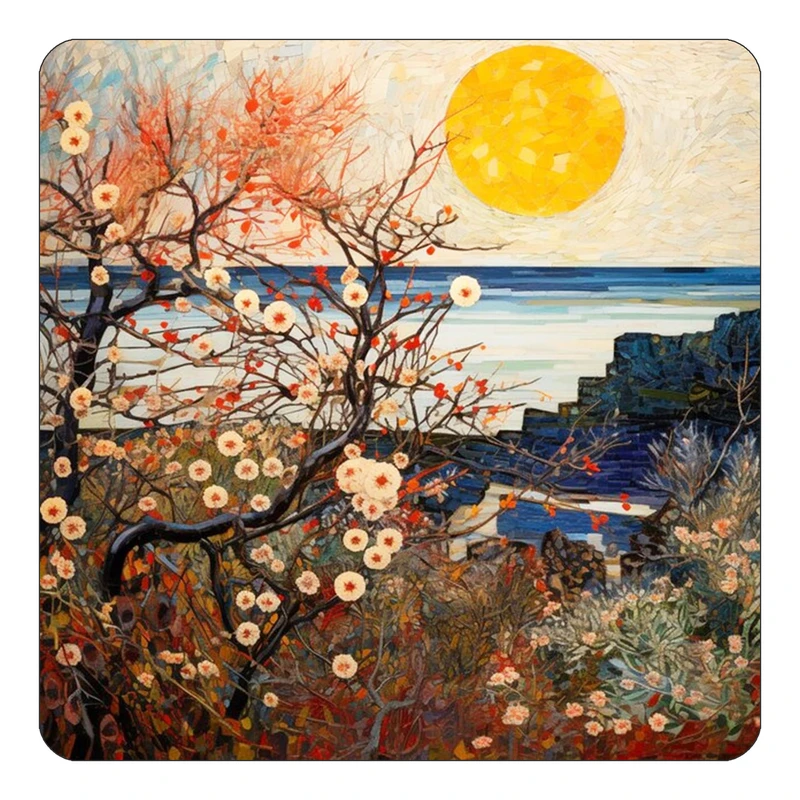 مگنت کاکتی طرح نقاشی رنگ روغن مدل mp72037