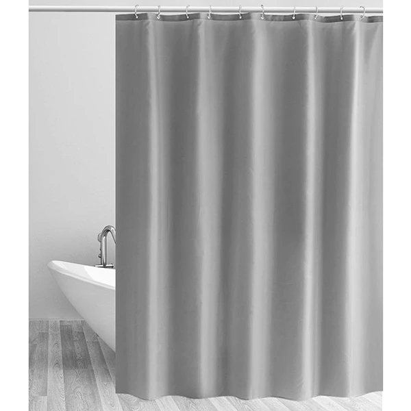 عکس شماره 3 : پرده حمام کلوفی مدل ‎sc-ps01 grau سایز 180x180 سانتی متر