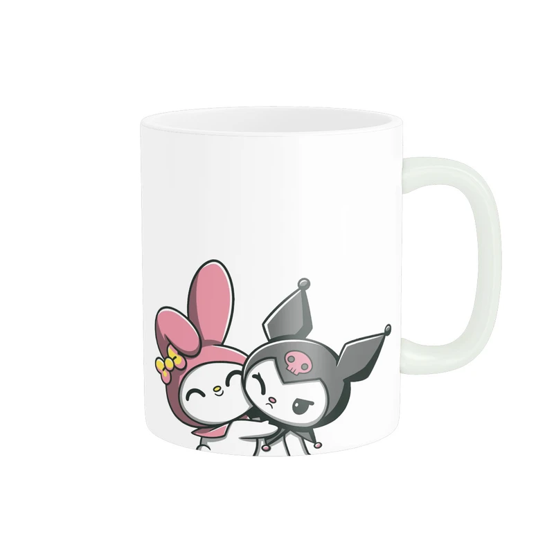 ماگ پاد آفرین مدل کرومی دوستانه دوتایی کد 84