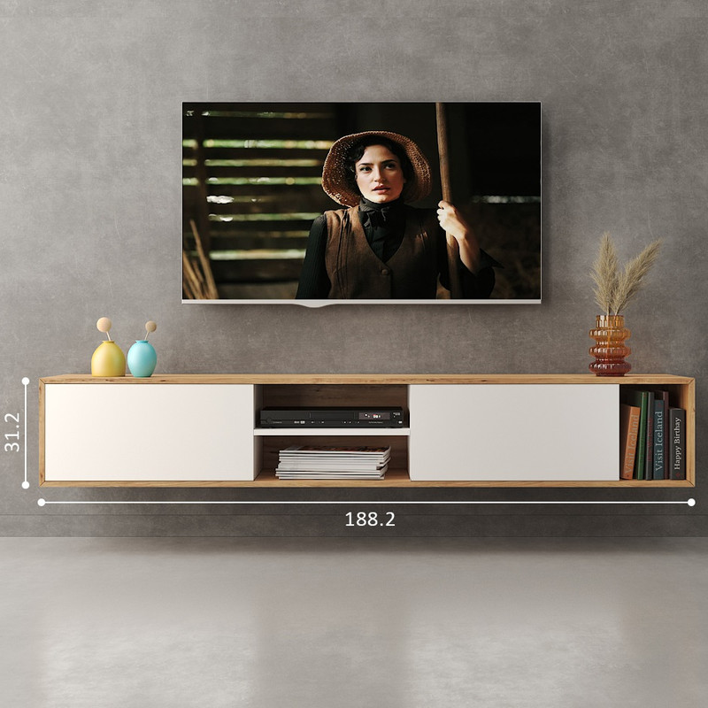 میز تلویزیون دیواری مدل چوبین 03