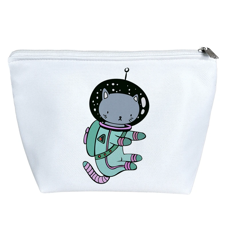 کیف لوازم آرایش دخترانه خندالو مدل گربه فضانورد کد H1427