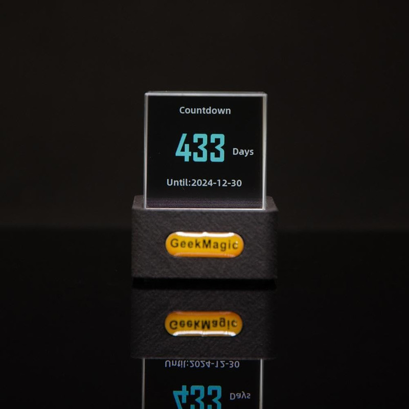 ساعت رومیزی دیجیتال مدل مکعب جادویی 3 بعدی هولوگرافیک