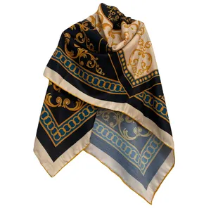 روسری زنانه مدل نخی کجراه پاییزه دست دوز کد 1756