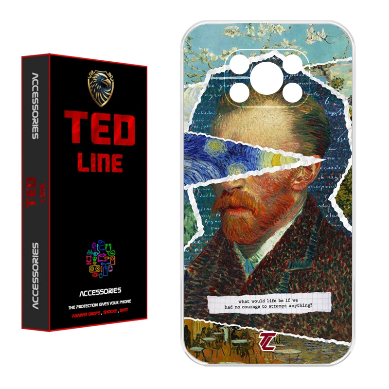 کاور تد لاین طرح ونگوگ کد 1115 مناسب برای گوشی موبایل شیائومی Poco X3 / X3 Pro / X3 NFC