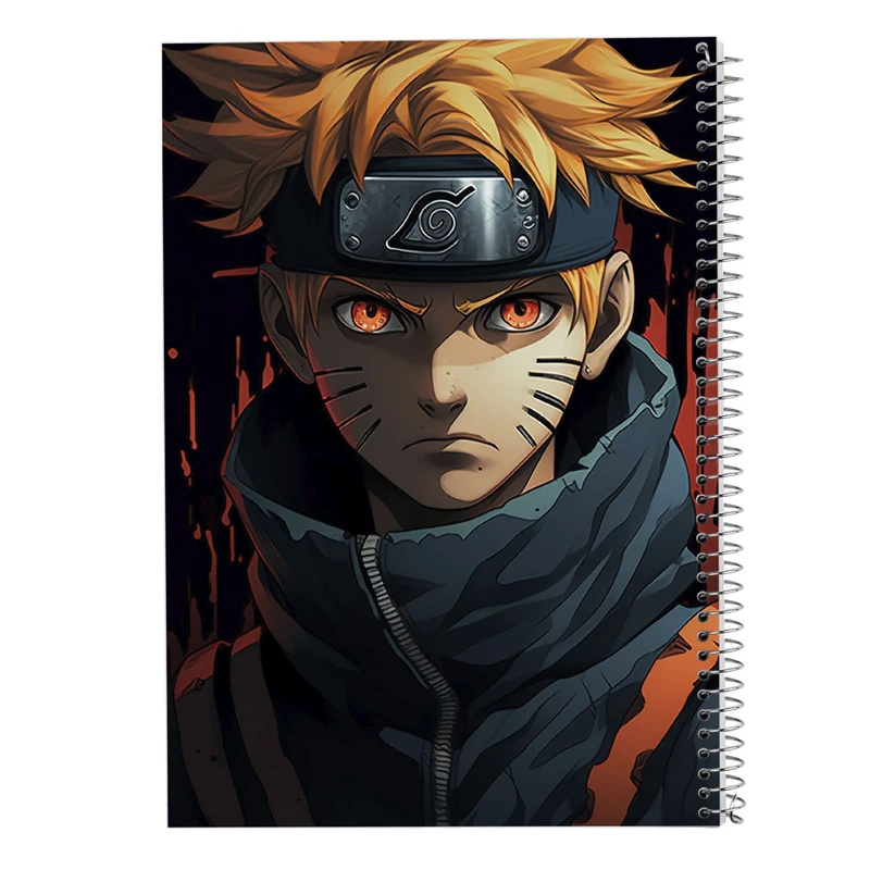 دفتر شطرنجی 50 برگ مدوپد مدل Naroto کد DF11155