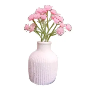 گلدان به همراه گل مصنوعی مدل مینی 26