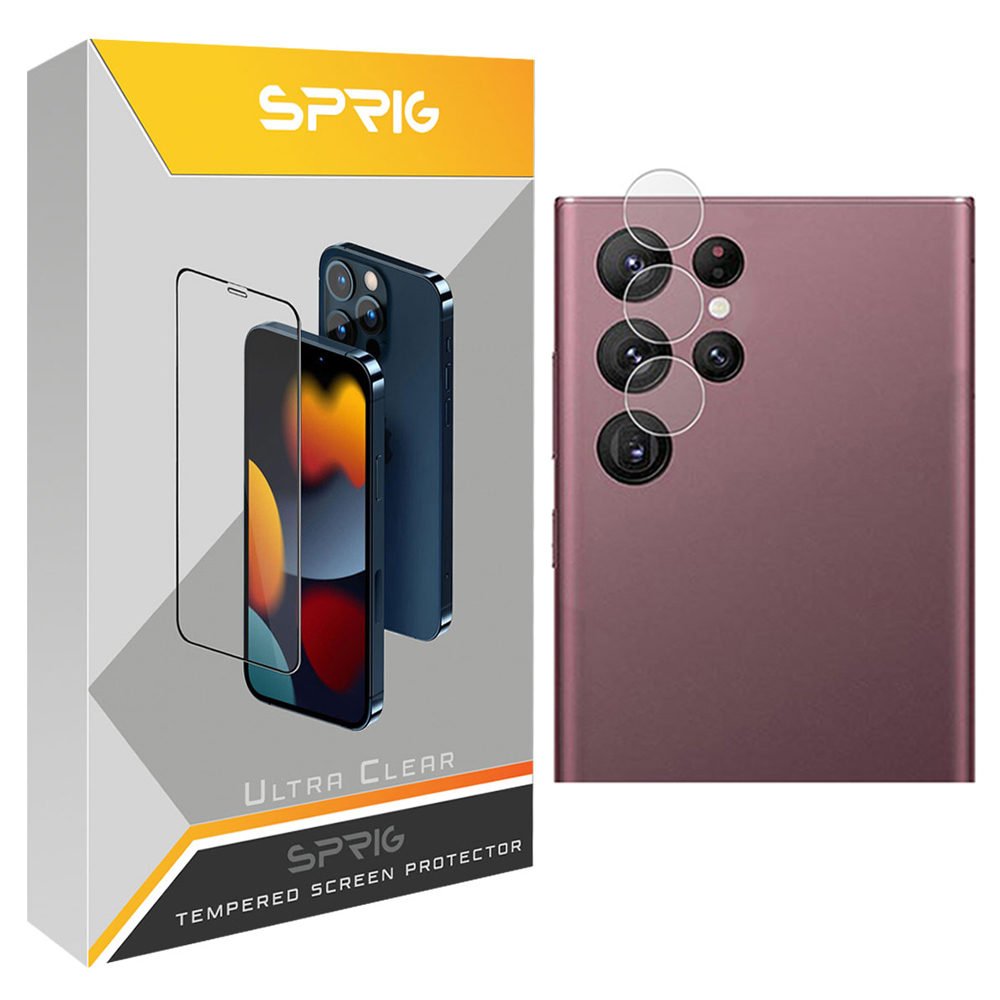 محافظ لنز دوربین اسپریگ مدل LNSP مناسب برای گوشی موبایل سامسونگ Galaxy S22 Ultra