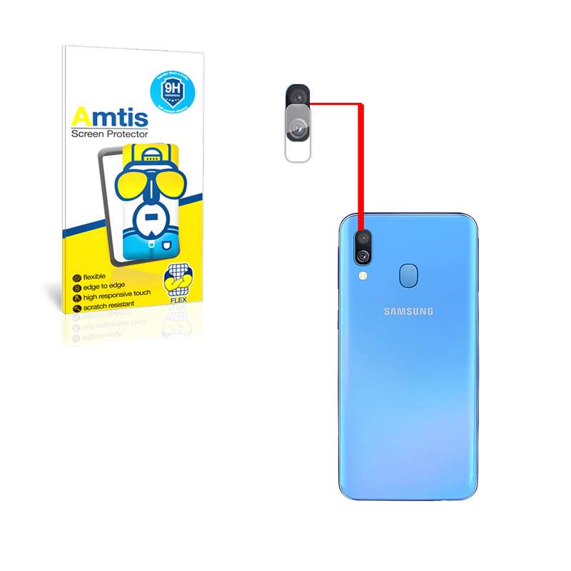 محافظ لنز دوربین امتیس مدل a40 مناسب برای گوشی موبایل سامسونگ GALAXY A40
