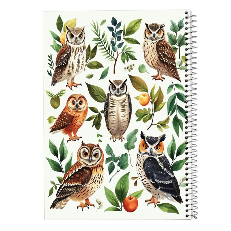 دفتر ژورنال نویسی 50 برگ مدوپد مدل نقطه ای طرح پرنده کد DF15281