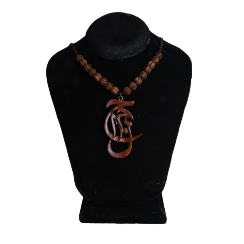 گردنبند دست‌ساز مردانه طرح اسم جلال