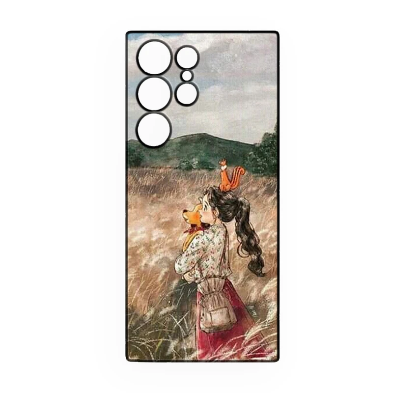 کاور طرح دخترانه کد 228 مناسب برای گوشی موبایل سامسونگ Galaxy S22 Ultra