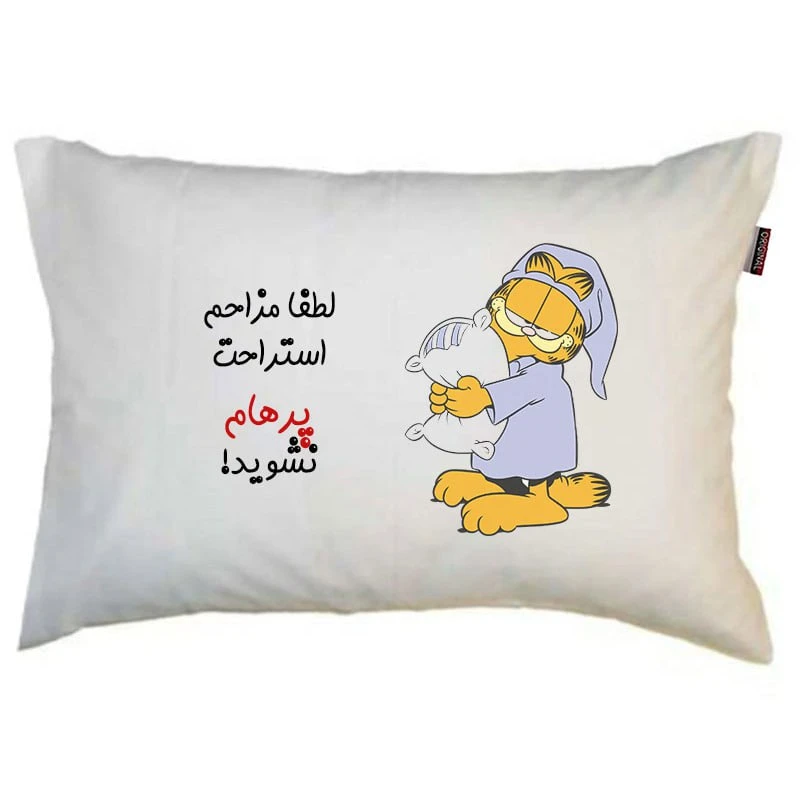 رو بالشی مد برتر مدل گربه طرح اسم پرهام کد M2