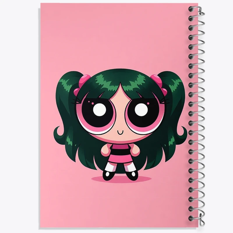 دفتر نقاشی 50 برگ خندالو طرح دختران نیرومند کد F2749