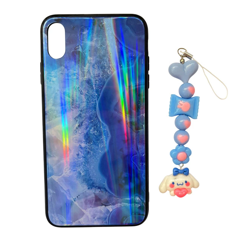  کاور طرح دریا مدل لیزری کد A11827 مناسب برای گوشی موبایل اپل iPhone Xs Max  به همراه بند آویز