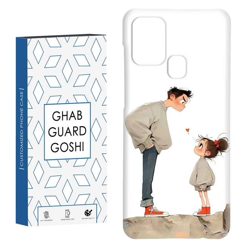 کاور قاب گارد گوشی طرح دخترانه کد Dimo-893 مناسب برای گوشی موبایل سامسونگ Galaxy A21s