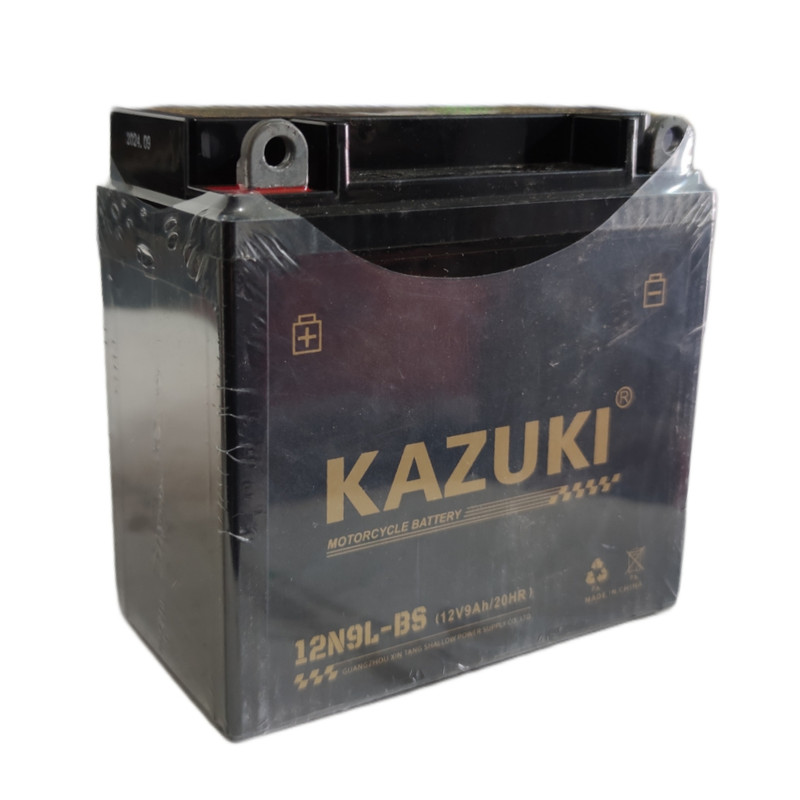 باتری موتورسیکلت کازوکی مدل 12 ولت 9 آمپر 12v9a