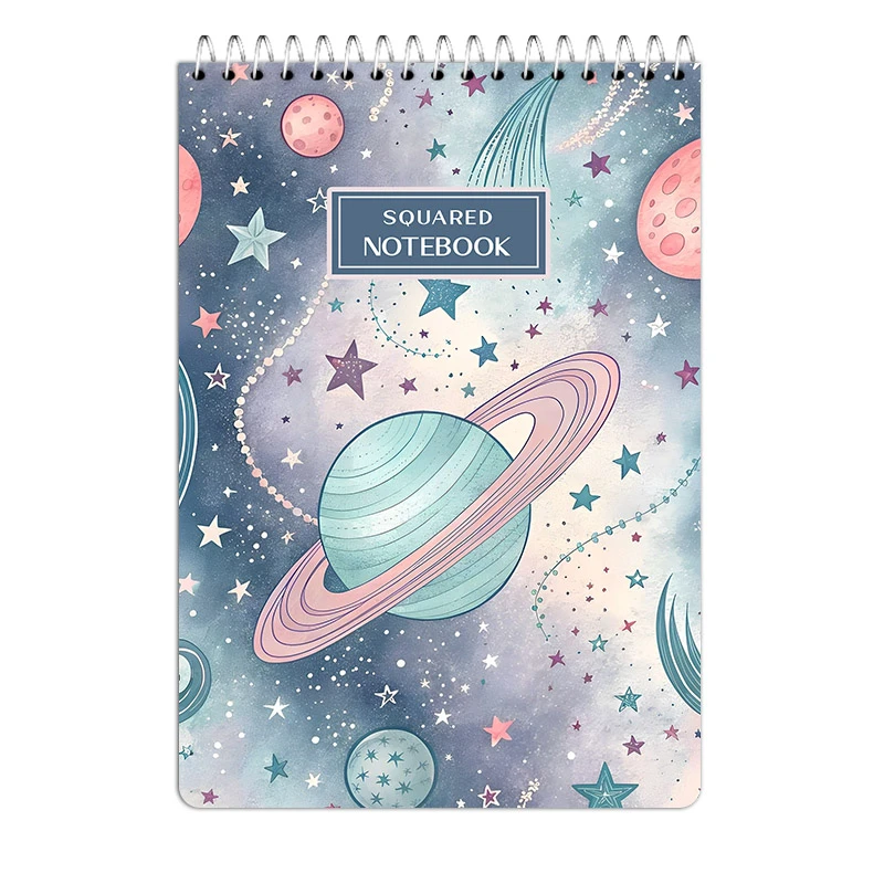 دفتر شطرنجی 80 برگ آی چاپ مدل زحل فانتزی کد 635