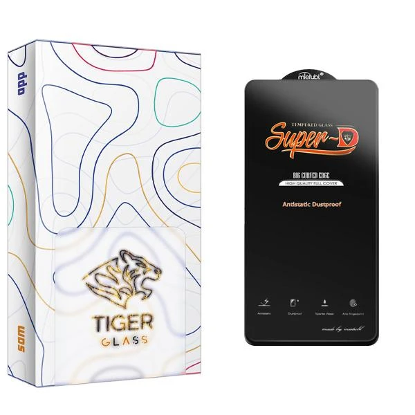 محافظ صفحه نمایش تایگر گلس مدل APL2 SuperD AntiStatic مناسب برای گوشی موبایل اپل 14 Pro Max