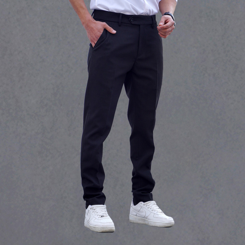 شلوار پارچه‌ای اسلیم فیت مردانه مدل 1167-099