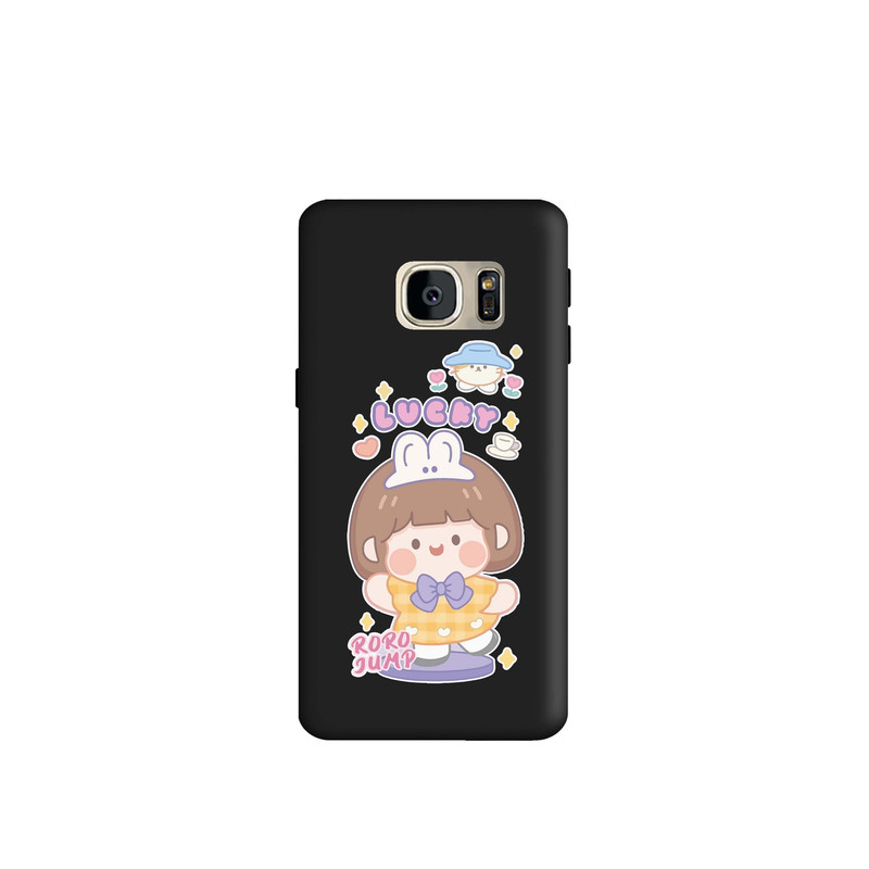 کاور طرح دخترانه کیوت کد m2509 مناسب برای گوشی موبایل سامسونگ Galaxy S7 Edge 