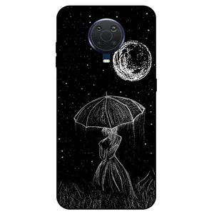 Megafone Girl and Moon 1369 Cover For Nokia G20