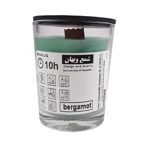 شمع لیوانی ویهان مدل سویا وکس رایحه ترنج