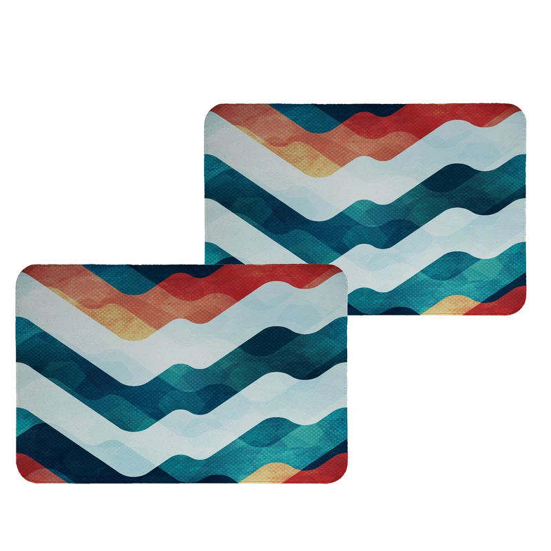 زیربشقابی طرح موج کد 9046 بسته 2 عددی 