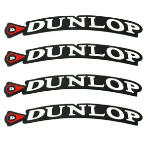 برچسب لاستیک خودرو بیلگین طرح دانلوپ بسته 4 عددی