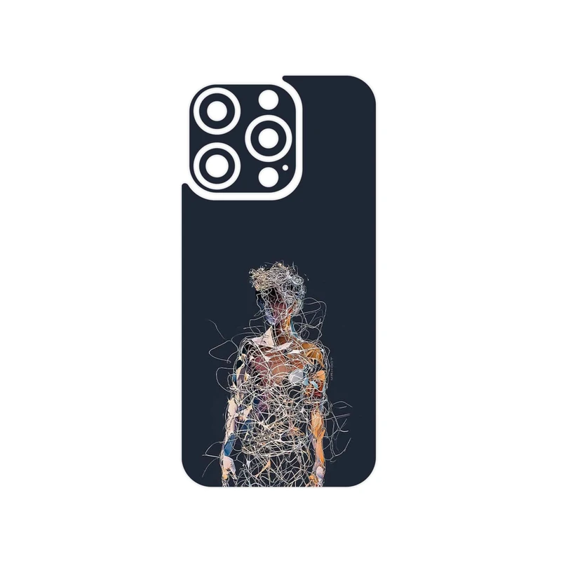 برچسب پوششی ماهوت مدل Strings Digital Art 1 مناسب برای گوشی موبایل اپل iPhone 15 Pro