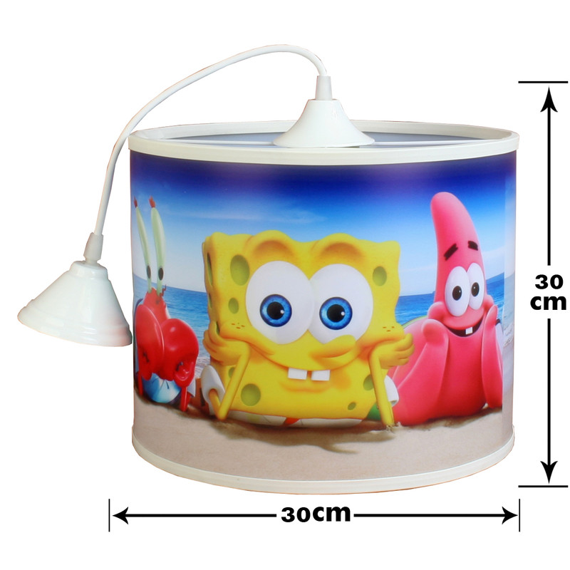 لوستر کودک مدل باب اسفنجی