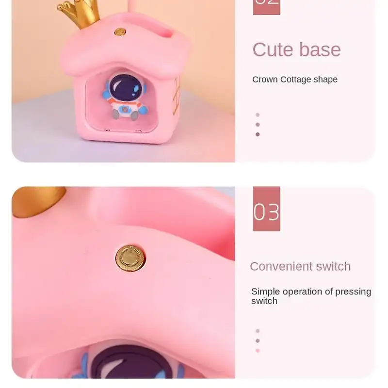 چراغ مطالعه طرح فانتزی مدل کلبه و فضانورد