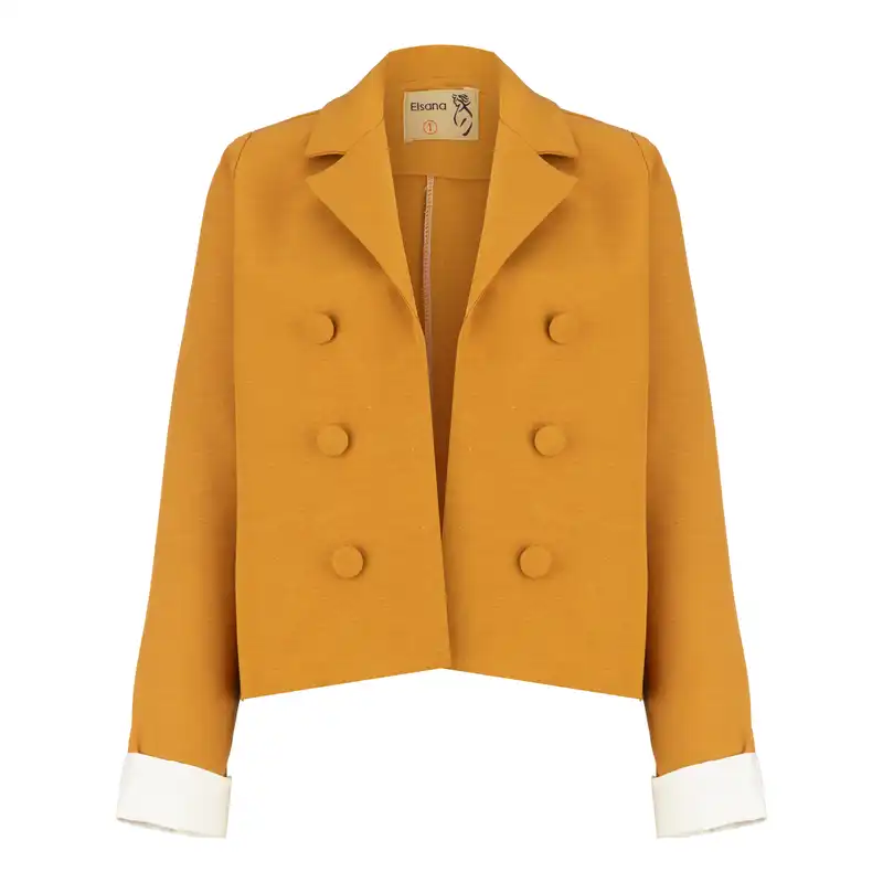 ست کت و سارافون زنانه السانا مدل شیفته کد 179330