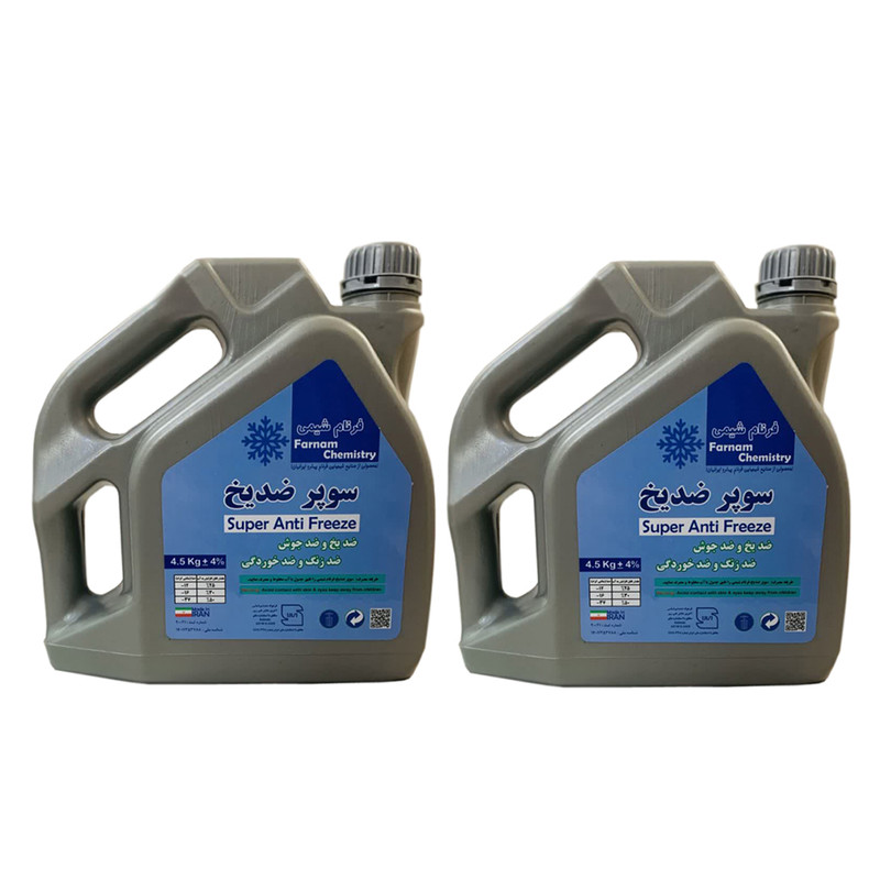 ضدیخ فرنام شیمی مدل ZY4 وزن 4500 گرم مجموعه 2 عددی