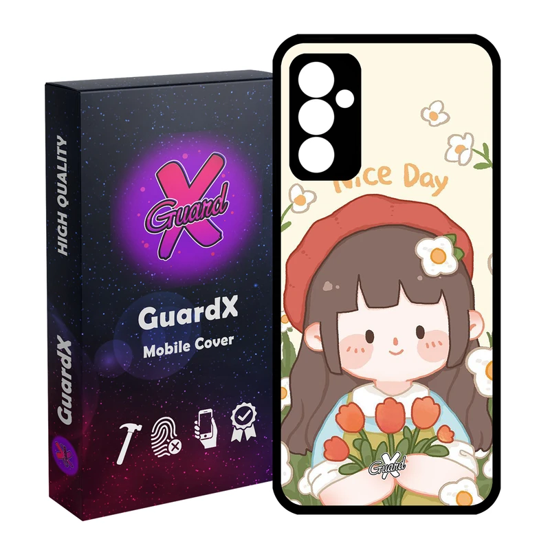 کاور گارد ایکس طرح Girl مدل Glass10633 مناسب برای گوشی موبایل سامسونگ Galaxy A15 4G / A15 5G